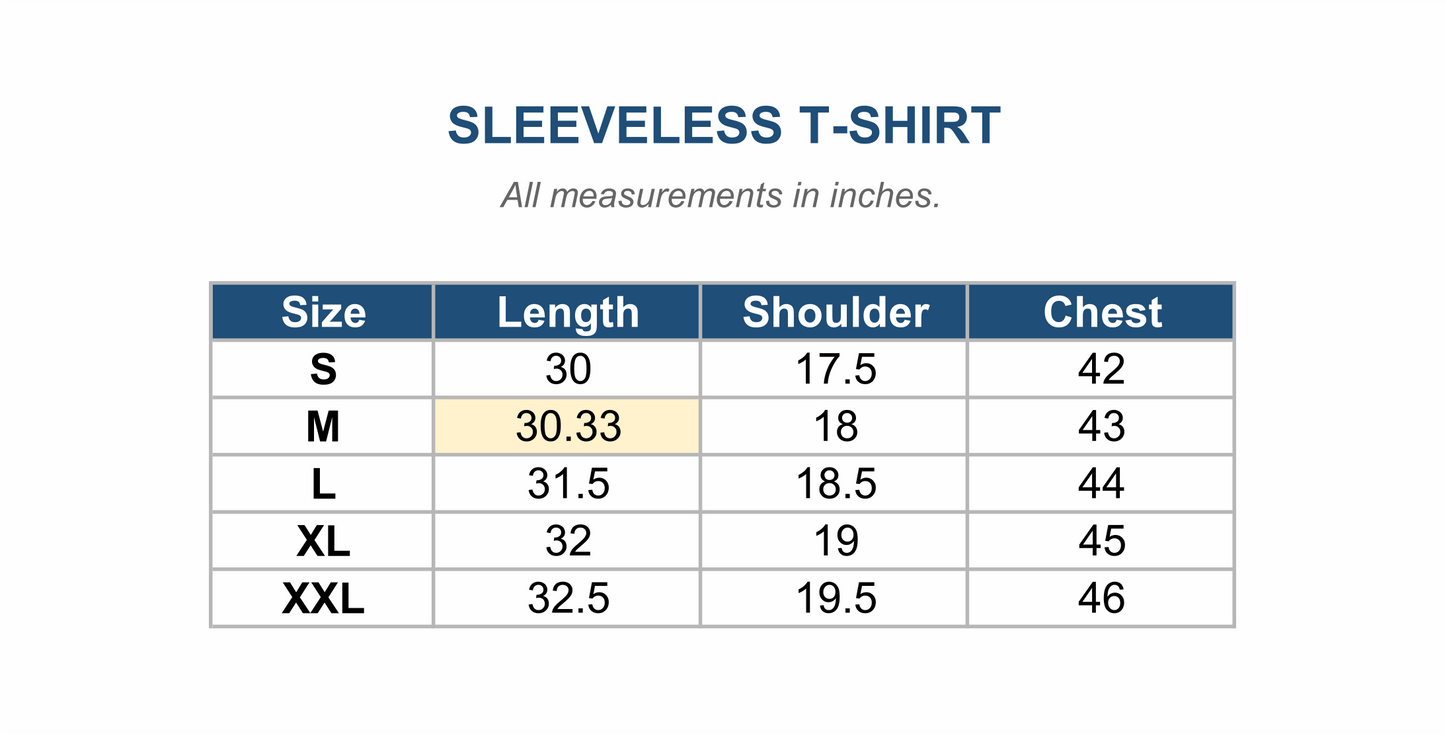 NS LYCRA BLACK SLEEVELESS TSHIRT