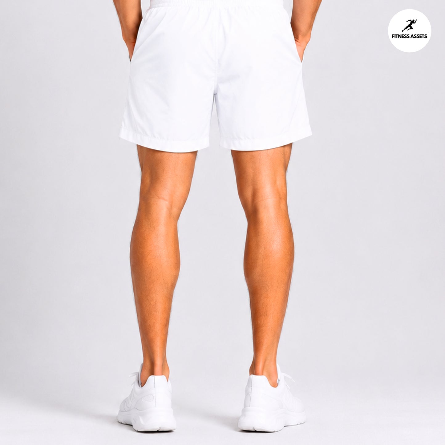 COTTON WHITE SHORTS
