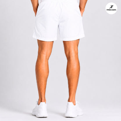 COTTON WHITE SHORTS