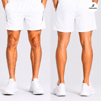 COTTON WHITE SHORTS