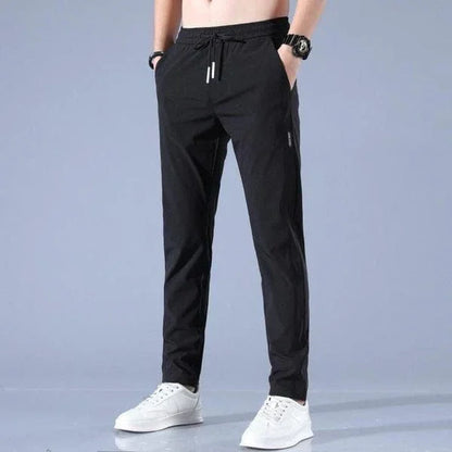 4 WAY STRETCHABLE LYCRA BLACK TRACKPANT - Fitness Assets