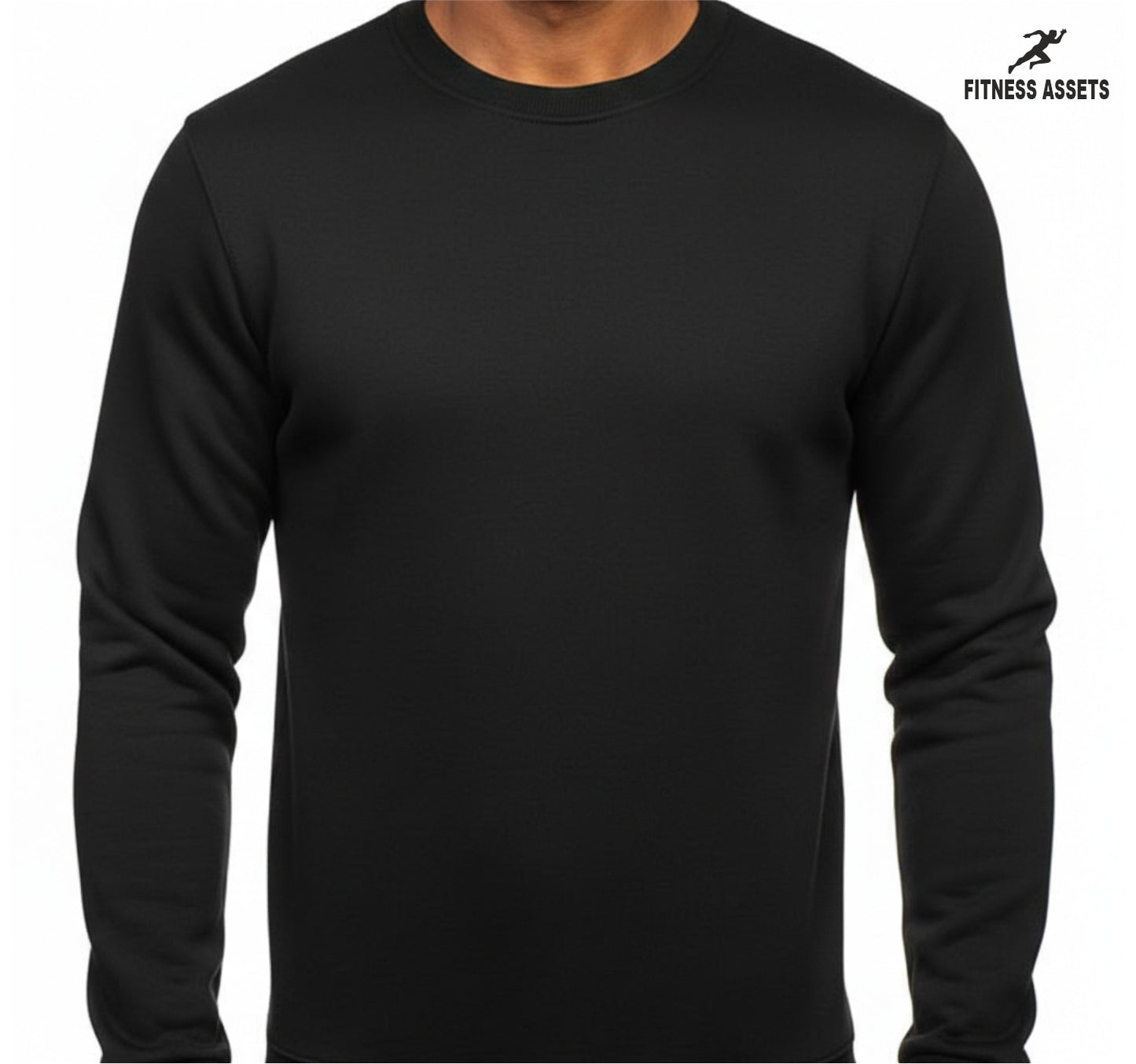 FLEECE BLACK AND WHITE COMBO SWEATSHIRTS