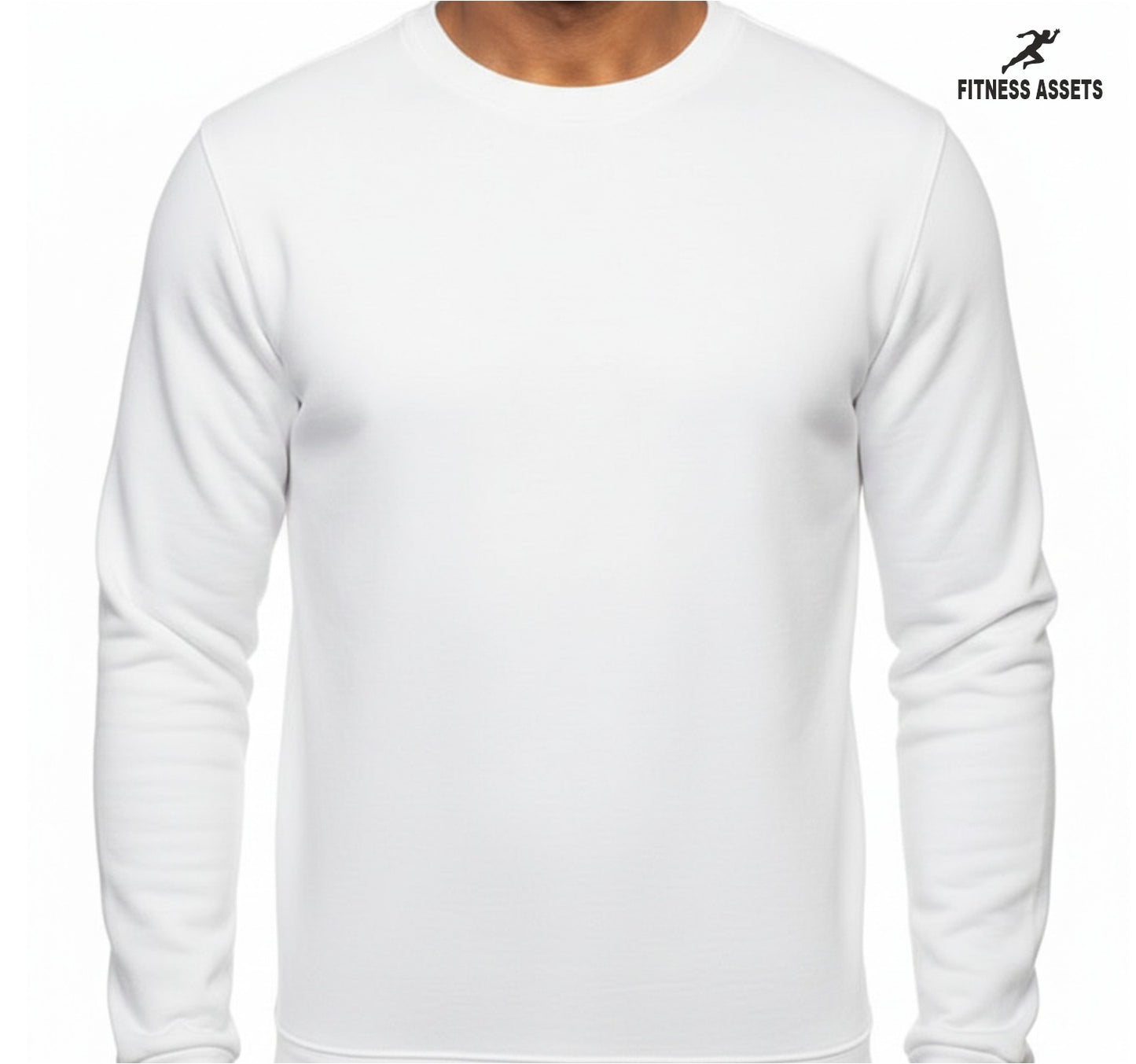 FLEECE WHITE SWEATSHIRTS
