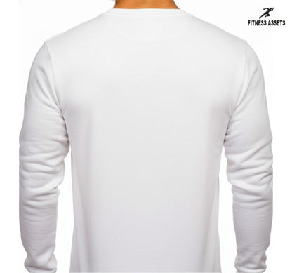 FLEECE WHITE SWEATSHIRTS