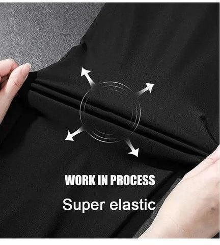 4 WAY STRETCHABLE LYCRA LIGHT GREY AND DARK GREY TRACKPANTS - Fitness Assets