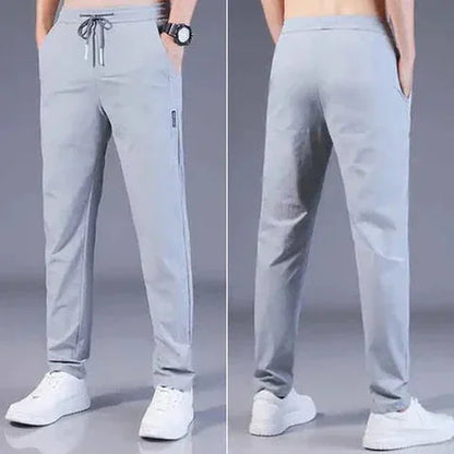 4 WAY STRETCHABLE LYCRA DARK GREY TRACKPANT - Fitness Assets